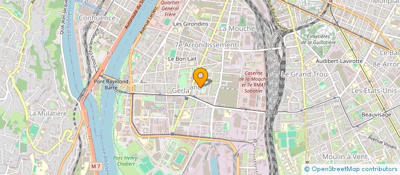 localisation de l'entreprise DIAMANT BRUT  LYON