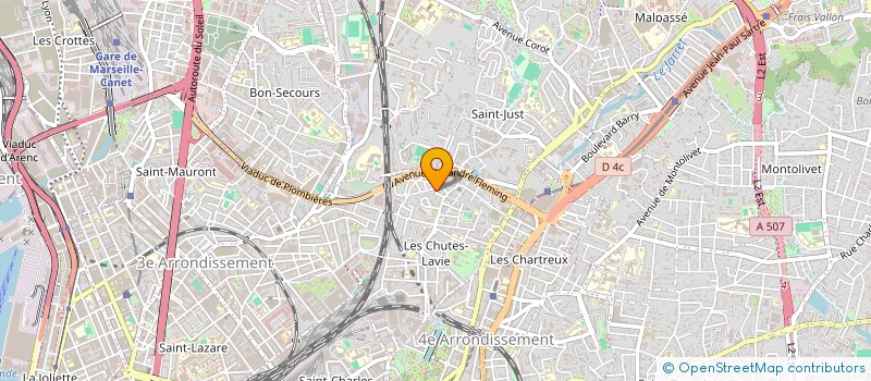localisation de l'entreprise DIAMANT CONCEPT CARS à MARSEILLE 4EME