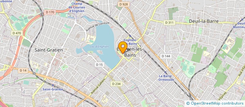 localisation de l'entreprise DIAMANT ENGHIEN à CLICHY