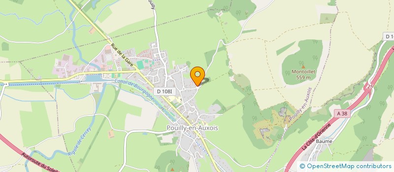 localisation de l'entreprise DIAMANT ET HUSALINE  POUILLY-EN-AUXOIS