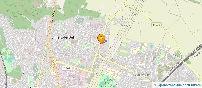 localisation de l'entreprise DIAMANT FORMATION à VILLIERS-LE-BEL