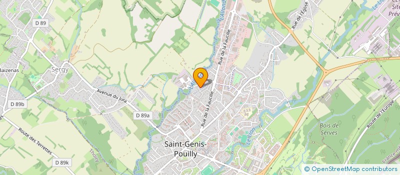 localisation de l'entreprise DIAMANT LIMOUSINES SARL à SAINT-GENIS-POUILLY