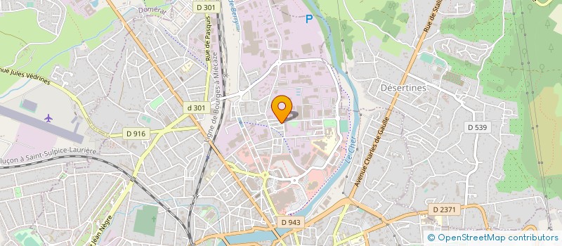 localisation de l'entreprise DIAMANT MENUISERIES à MONTLUCON