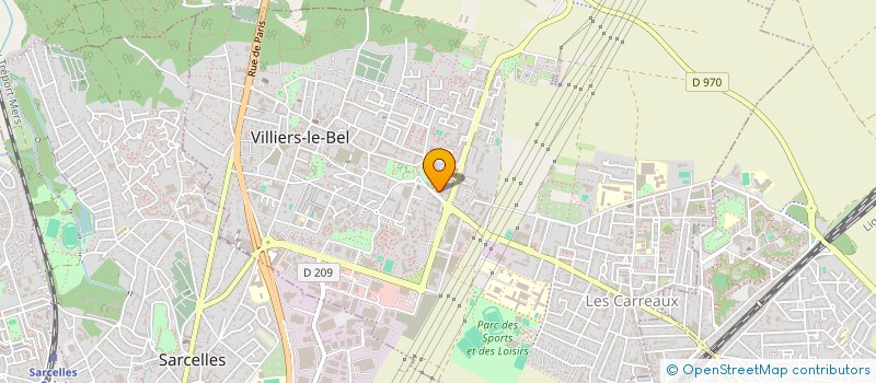 localisation de l'entreprise DIAMANT NAILS & BEAUTY à ARNOUVILLE
