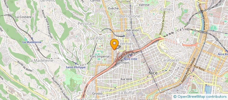 localisation de l'entreprise DIAMANT NETTOYAGE à NICE