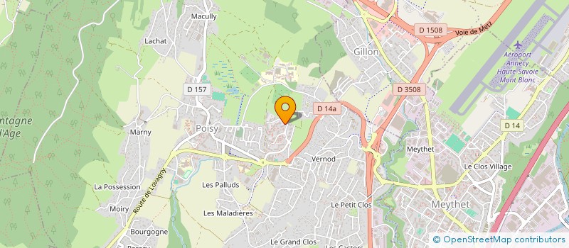 localisation de l'entreprise DIAMANT NETTOYAGE à POISY