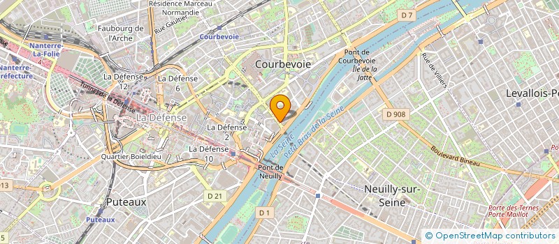 localisation de l'entreprise DIAMANT PHOTOGRAVURE à COURBEVOIE