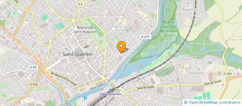 localisation de l'entreprise DIAMANT ROSE à SAINT-QUENTIN