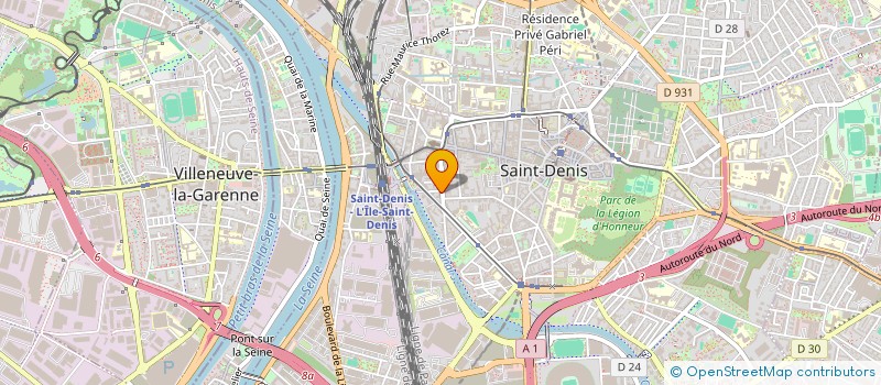localisation de l'entreprise DIAMANT ROUGE à SAINT-DENIS