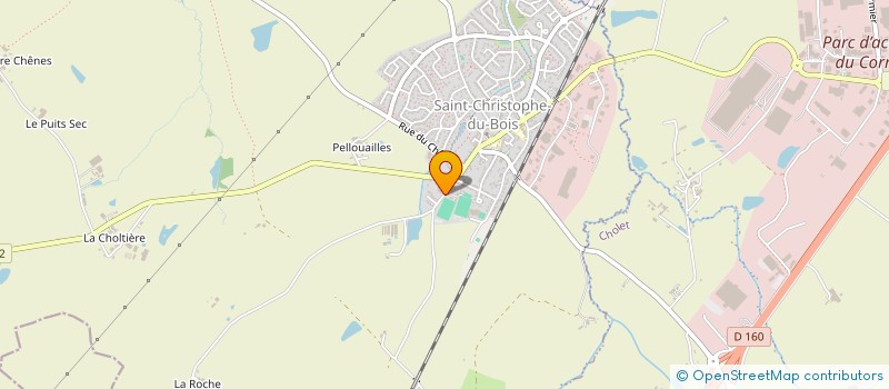 localisation de l'entreprise DIAMANT SA à SAINT-CHRISTOPHE-DU-BOIS