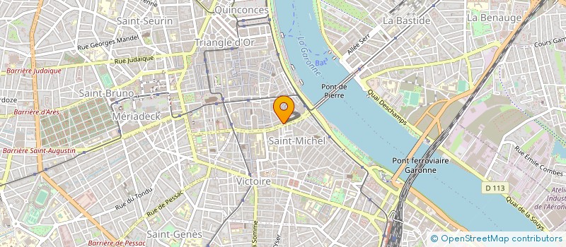 localisation de l'entreprise DIAMANT TEXTILE à BORDEAUX