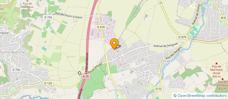 localisation de l'entreprise DIAMANT VERT  ORCET