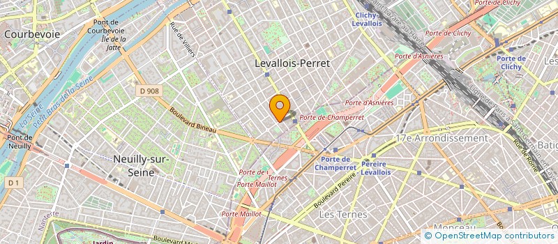 localisation de l'entreprise DIAMANT XL à LEVALLOIS-PERRET