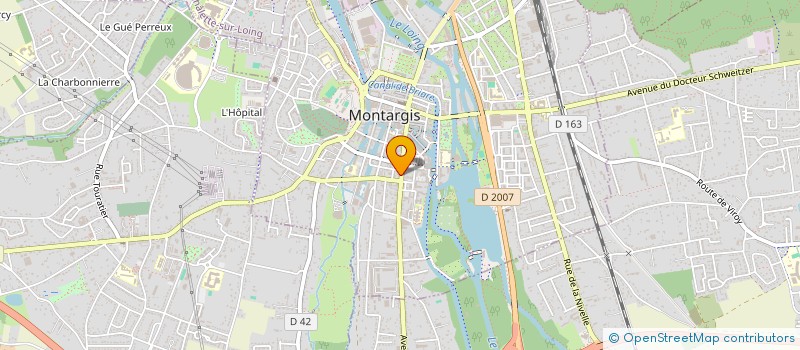 localisation de l'entreprise DIAMANT ZEN à MONTARGIS