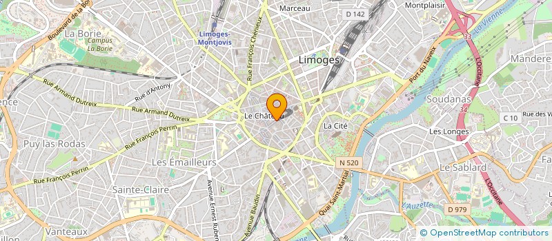 localisation de l'entreprise DIAMANTA  LIMOGES