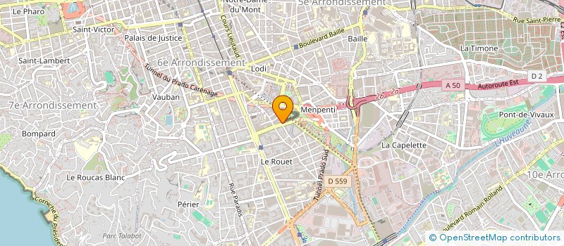localisation de l'entreprise DIAMANTA à MARSEILLE