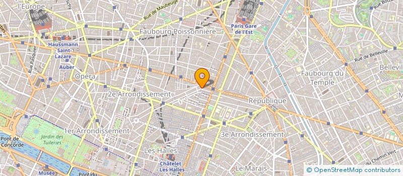 localisation de l'entreprise DIAMANTE K à PARIS