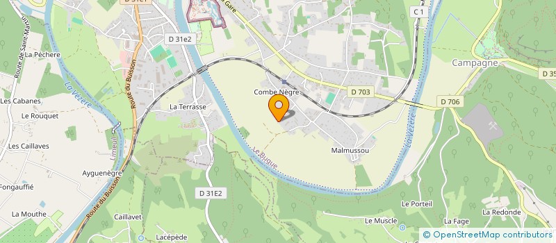 localisation de l'entreprise DIAMANTEKA ORORA  LE BUGUE