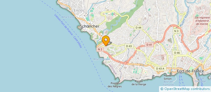 localisation de l'entreprise DIAMANTIE à SCHOELCHER