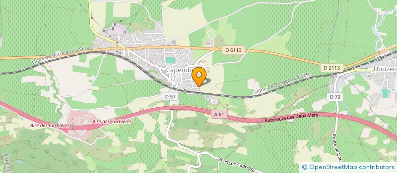 localisation de l'entreprise DIAMANTINA  CAPENDU