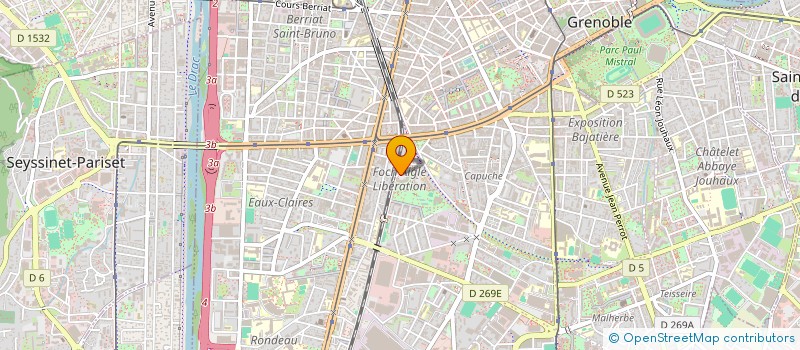 localisation de l'entreprise DIAMAR INFORMATION  GRENOBLE