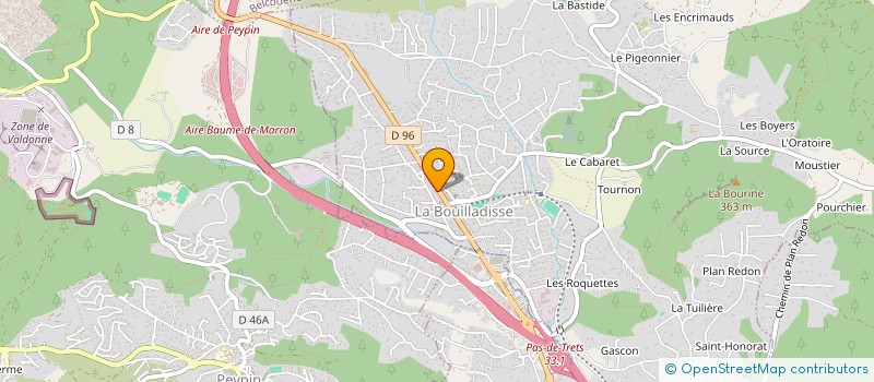 localisation de l'entreprise DIAMATH  LA BOUILLADISSE