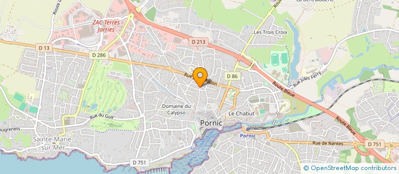localisation de l'entreprise DIAMCO à PORNIC
