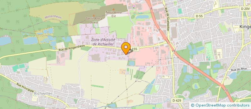 localisation de l'entreprise DIAMCOUPE  RICHWILLER