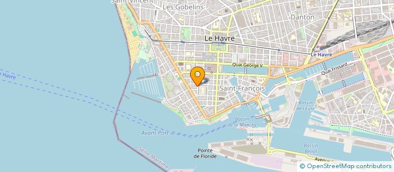 localisation de l'entreprise DIAME COMMUNICATION NORMANDIE à LE HAVRE