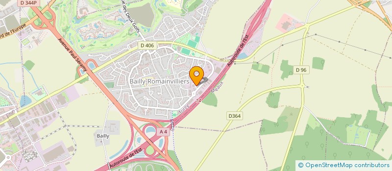 localisation de l'entreprise DIAMEDGE à BAILLY-ROMAINVILLIERS