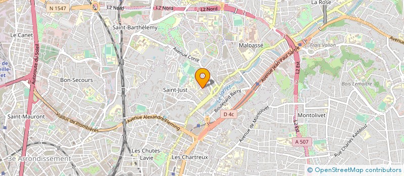 localisation de l'entreprise DIAMEDIA à MARSEILLE