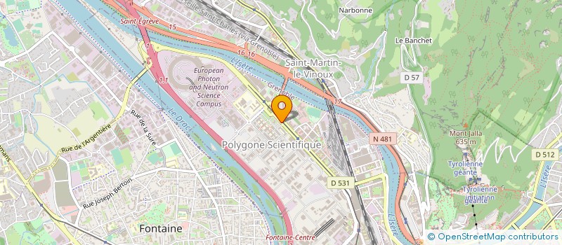 localisation de l'entreprise DIAMFAB à GRENOBLE