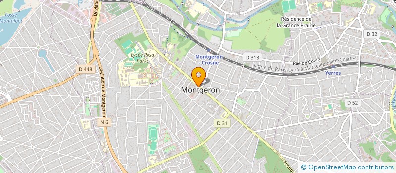 localisation de l'entreprise DIAMIR à MONTGERON