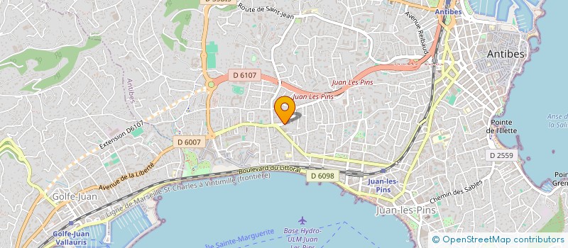 localisation de l'entreprise DIAMOND 06 à ANTIBES