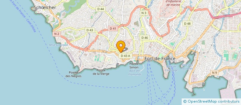 localisation de l'entreprise DIAMOND COLLECTION  FORT-DE-FRANCE