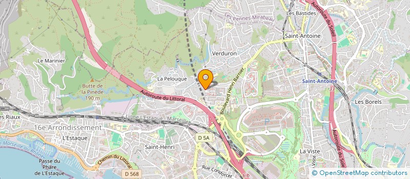 localisation de l'entreprise DIAMOND LEAGUE  MARSEILLE