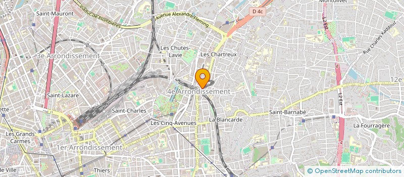 localisation de l'entreprise DIAMOND LOUNGE à MARSEILLE