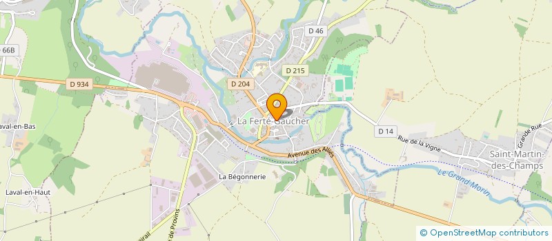 localisation de l'entreprise DIAMOND PERMIS 2  LA FERTE-GAUCHER