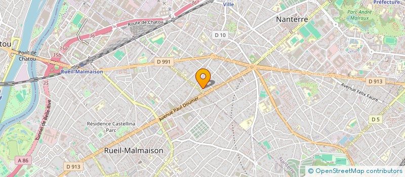 localisation de l'entreprise DIAMOND PRESTATIONS  NANTERRE