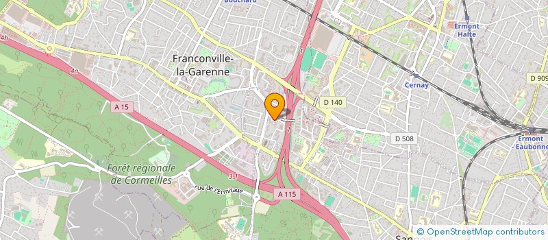 localisation de l'entreprise DIAMOND PROTECT à SANNOIS