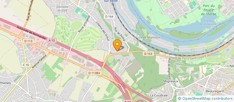 localisation de l'entreprise DIAMOND SERVICES  VILLENNES-SUR-SEINE