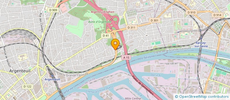 localisation de l'entreprise DIAMOND TECHNOLOGIES  ARGENTEUIL