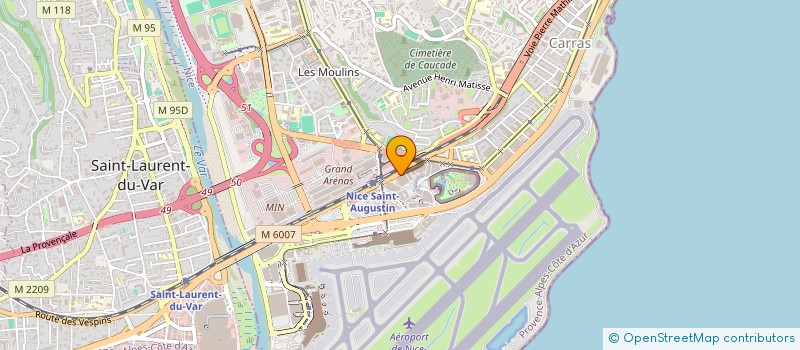 localisation de l'entreprise DIAMOND TRANSPORT  NICE