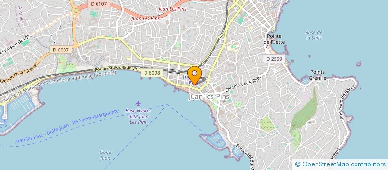 localisation de l'entreprise DIAMONDS à ANTIBES