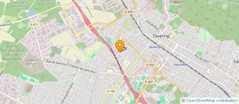 localisation de l'entreprise DIAMONDS EVENT'S à TAVERNY