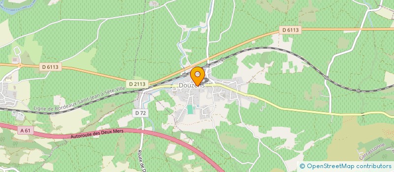 localisation de l'entreprise DIAMONDS IMMOBILIER  DOUZENS