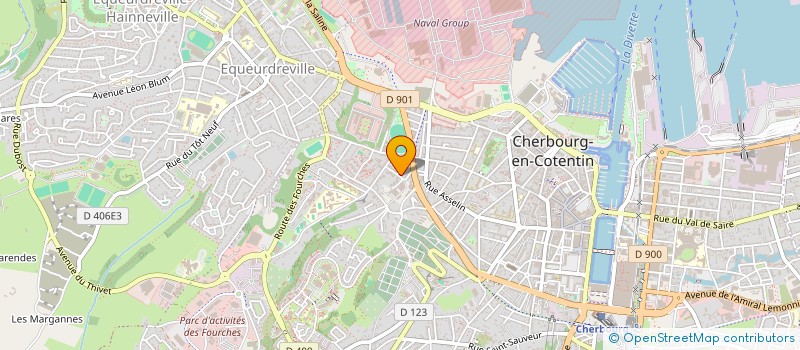localisation de l'entreprise DIAMONT à CHERBOURG-EN-COTENTIN