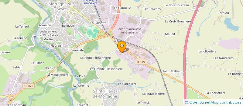 localisation de l'entreprise DIAMOUEST à MORTAGNE-SUR-SEVRE