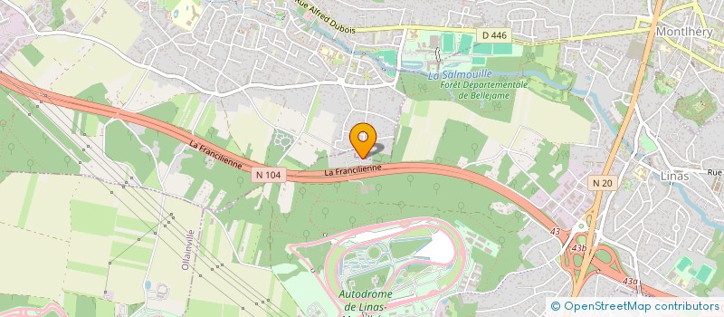 localisation de l'entreprise DIAMS  MARCOUSSIS