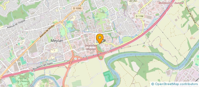 localisation de l'entreprise DIAMSENS à MEYLAN